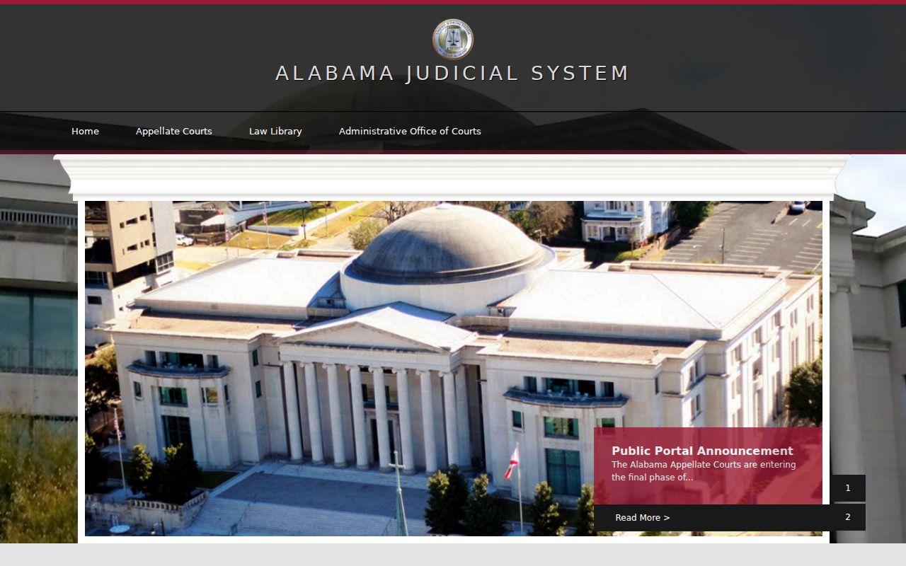 Alabama Judicial System source for Baldwin County court docket rules